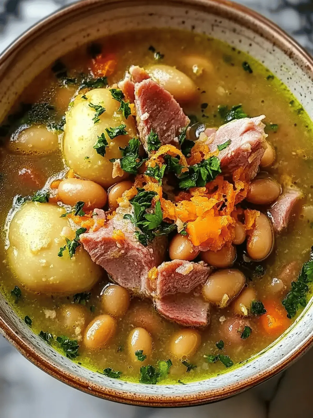 Hearty Southern Ham and Bean Soup for Cozy Nights 2 Southern Ham and Bean Soup