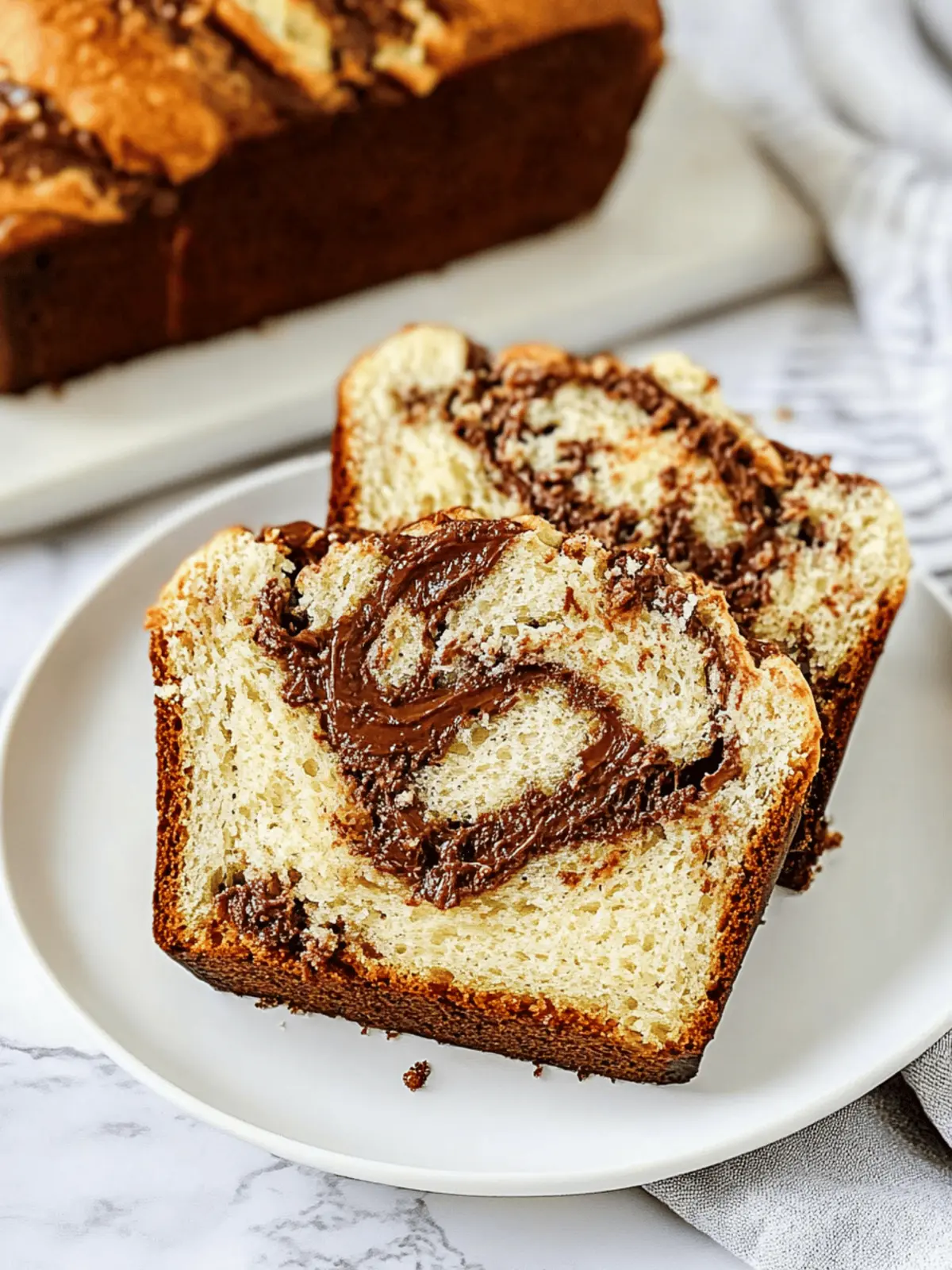 Nutella Swirl Bread