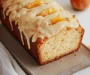 Peach Bread Bliss: Moist Loaf with Cinnamon Glaze Delight