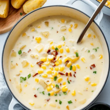 Creamy Potato Corn Chowder That Warms Your Soul Instantly 9 Creamy Potato Corn Chowder