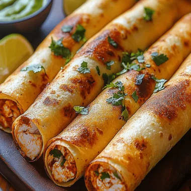 Crunchy Oven-Baked Chicken Taquitos: Easy, Customizable Joy 9 Crunchy Oven-Baked Chicken Taquitos