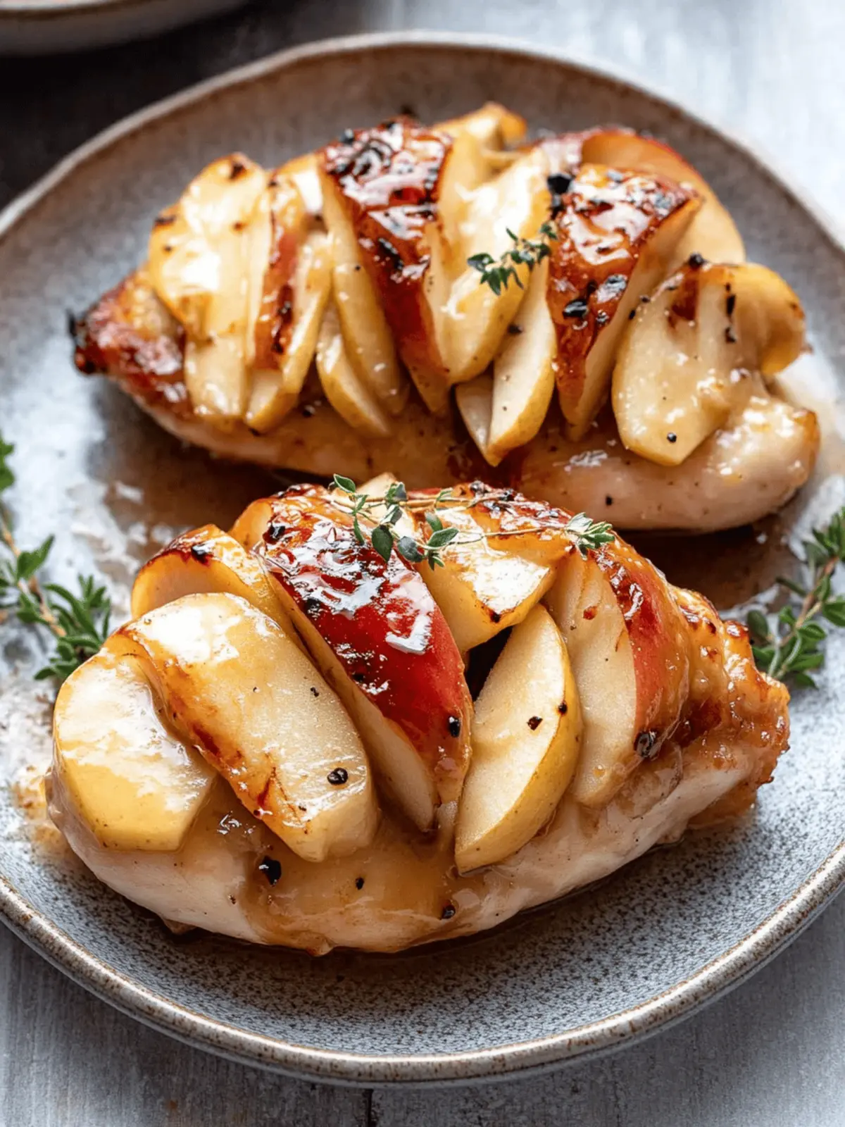Maple Glazed Apple and Brie Stuffed Chicken You'll Love 3 Maple Glazed Apple and Brie Stuffed Chicken