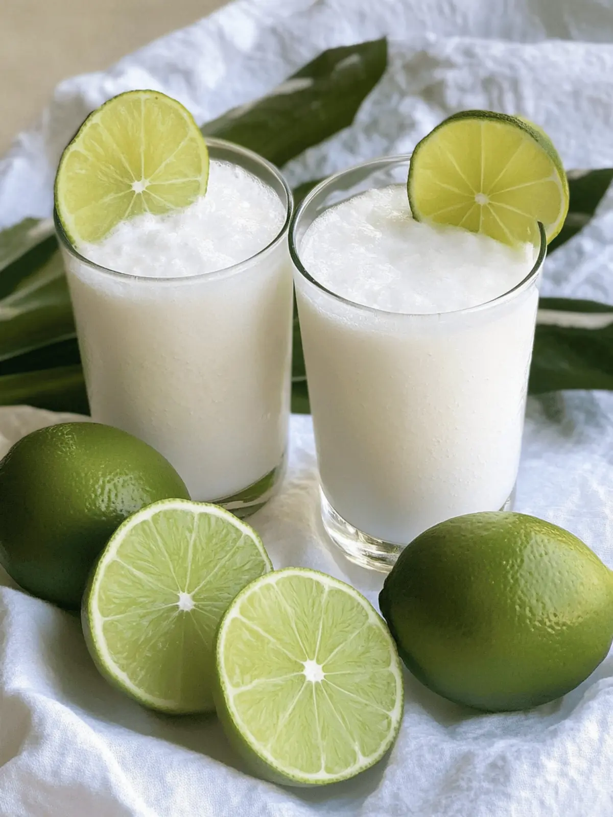 Savor the Best Colombian Lime and Coconut Drink Today 3 Colombian Lime and Coconut Drink