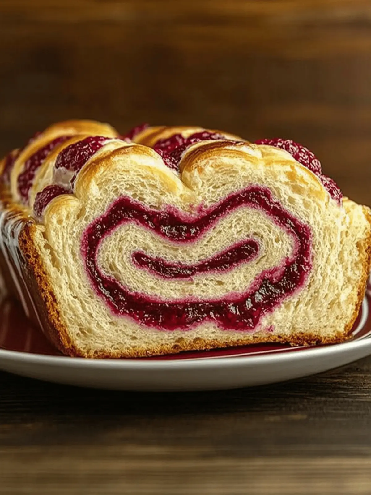 Perfect Raspberry Swirl Brioche Loaf for Joyful Holiday Baking 5 Raspberry Swirl Brioche Loaf