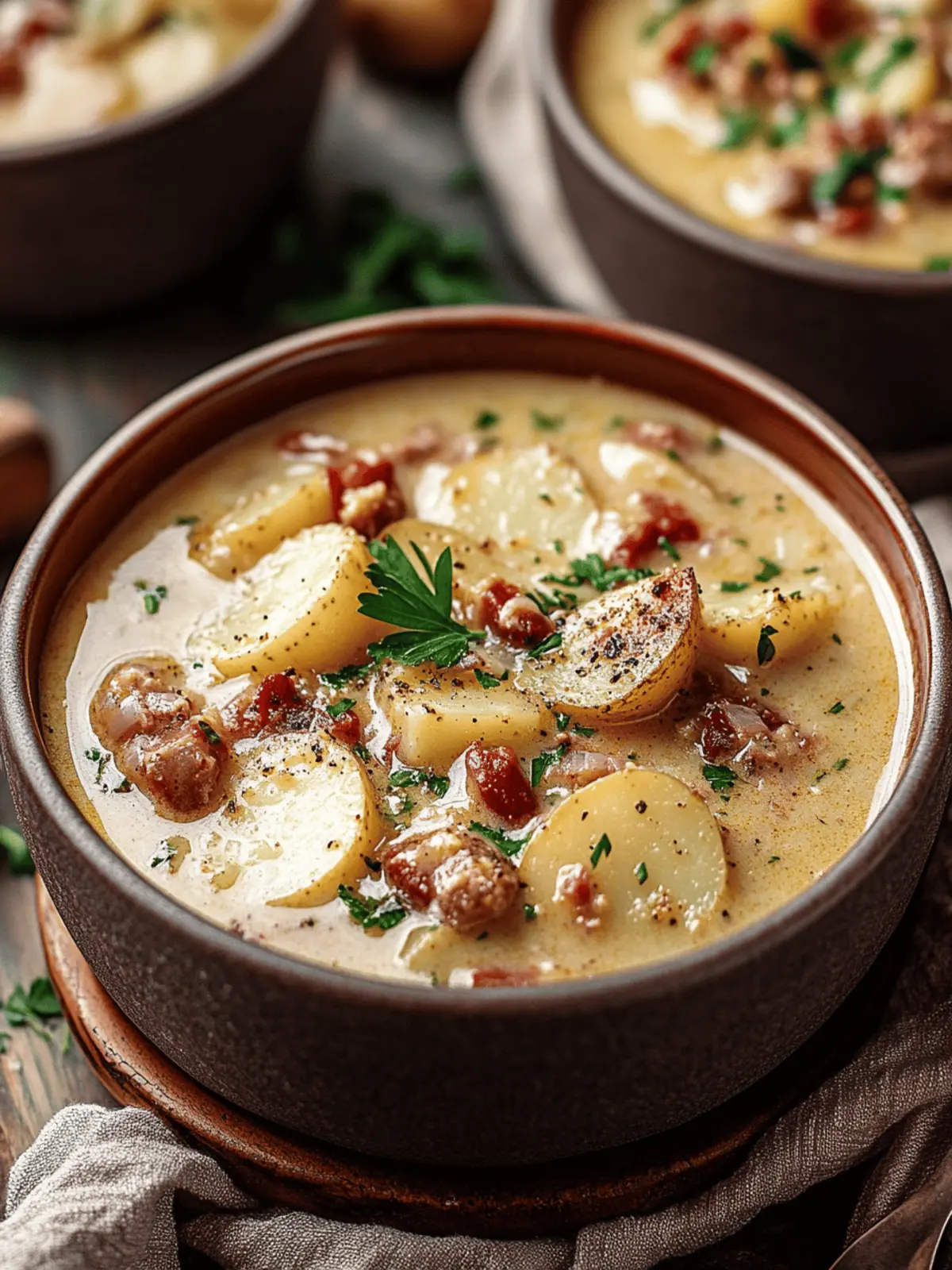 Slow Cooker Cajun Potato Soup