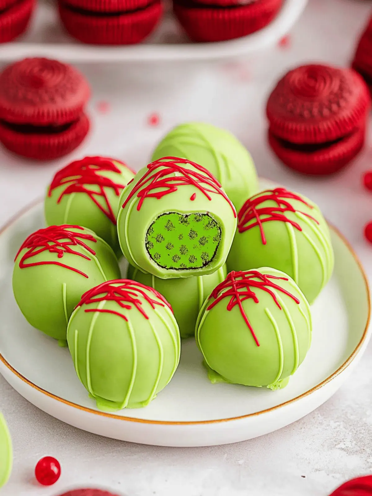 Grinch Oreo Balls: Easy No-Bake Holiday Treats to Love 4 Grinch Oreo Balls