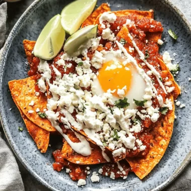 Irresistible Chilaquiles: A Flavor-Packed Homemade Delight 9 Chilaquiles