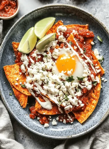 Irresistible Chilaquiles: A Flavor-Packed Homemade Delight 1 Chilaquiles