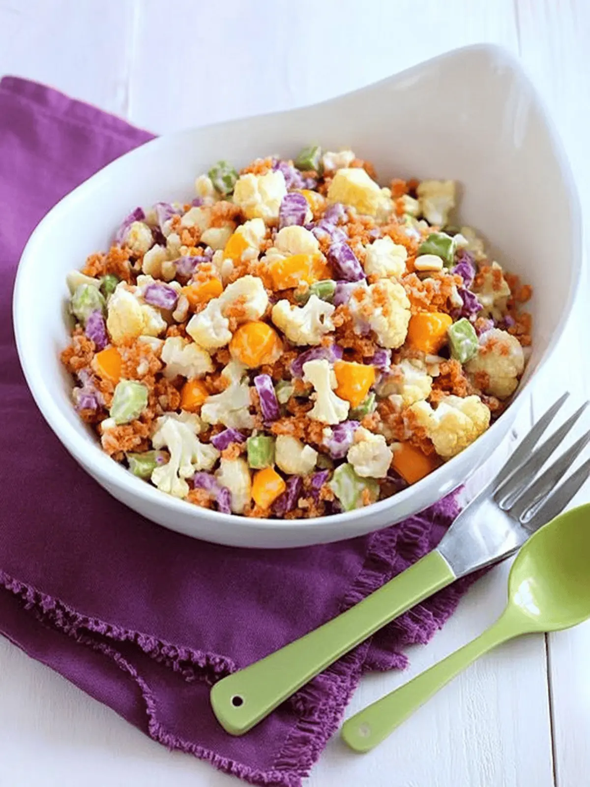 Cauliflower Cashew Confetti Salad: A Colorful Vegan Feast 5 Cauliflower Cashew Confetti Salad