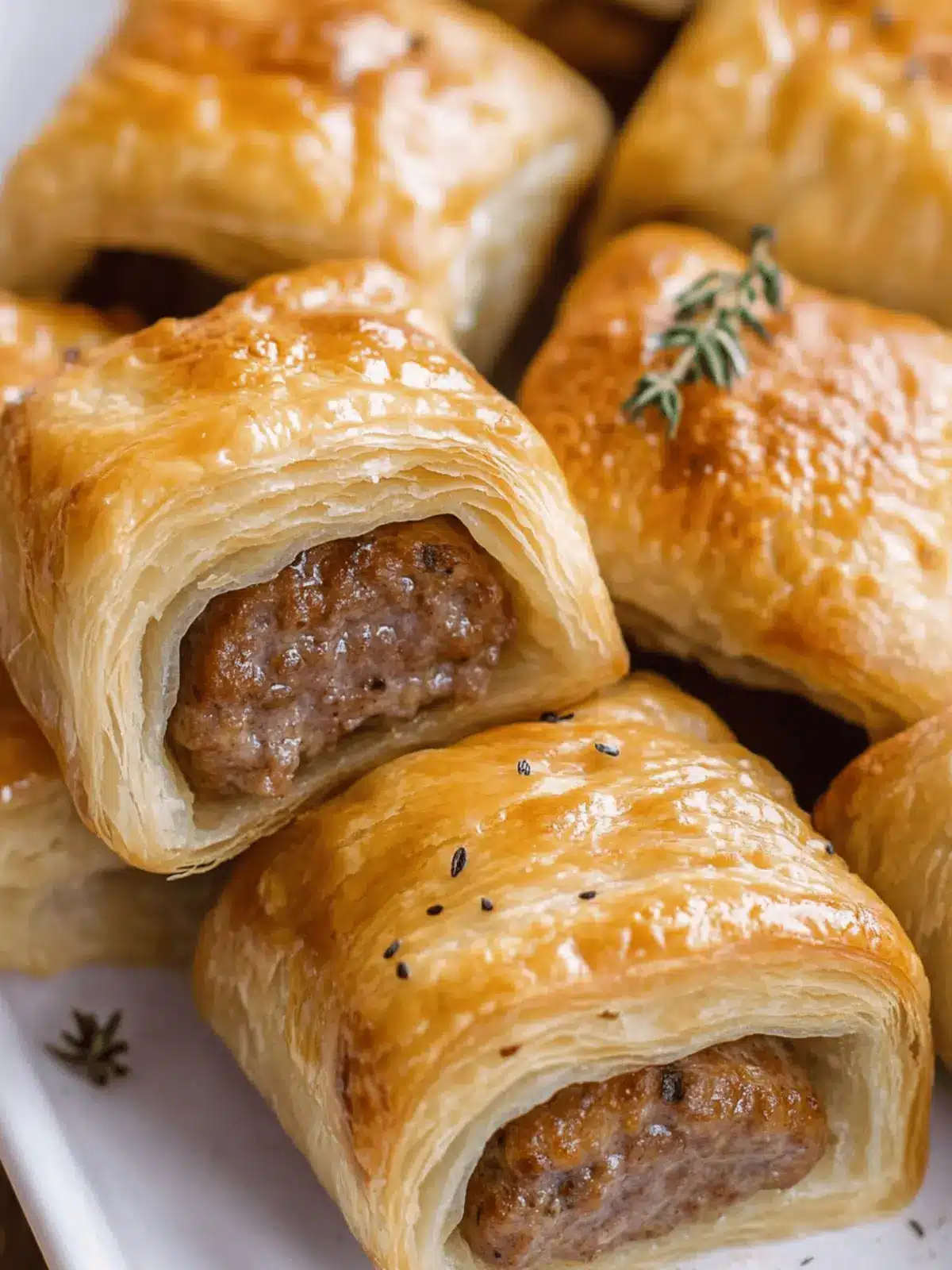 Puff Pastry Sausage Rolls: Quick & Irresistibly Delicious 2 Puff Pastry Sausage Rolls