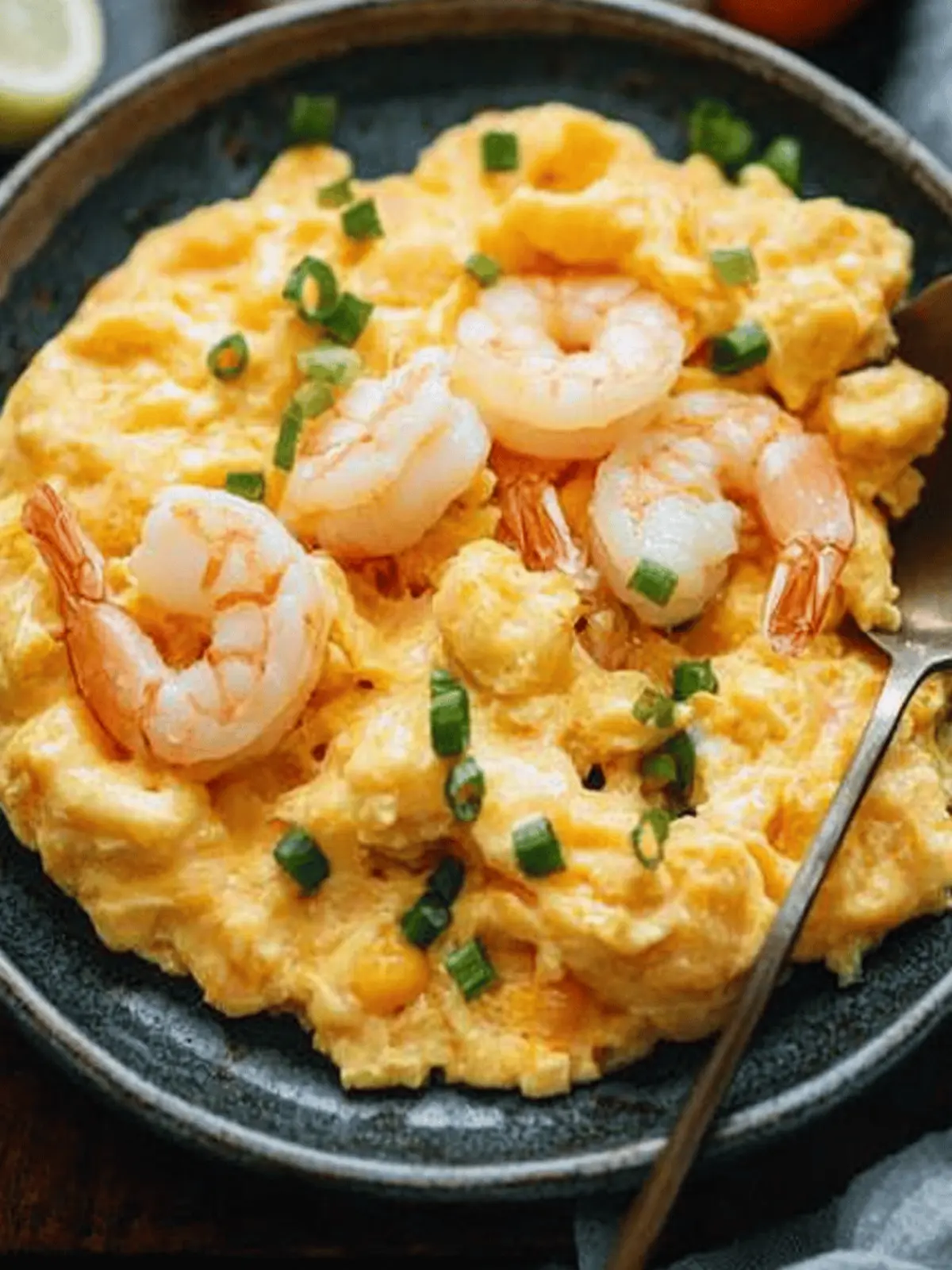 Savory Scrambled Eggs with Shrimp for a Quick Delight 2 Scrambled Eggs with Shrimp