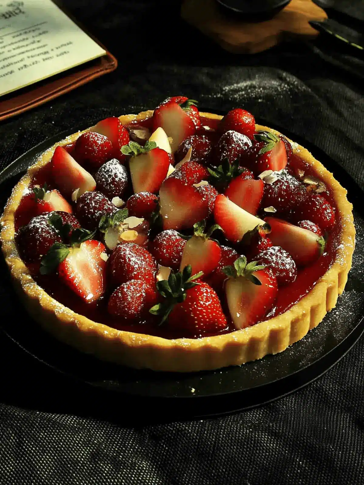 Strawberry Kaju Katli Tart: Your New Favorite Fusion Dessert 2 Strawberry Kaju Katli Tart