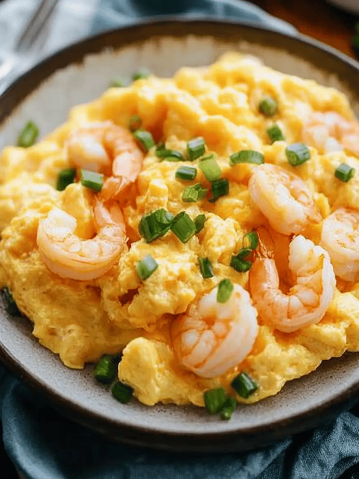 Savory Scrambled Eggs with Shrimp for a Quick Delight 4 Scrambled Eggs with Shrimp
