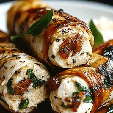 Rolled Up Chicken