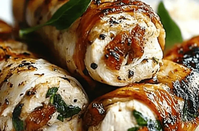 Rolled Up Chicken: Juicy Feta and Spinach Delight at Home 1 Rolled Up Chicken
