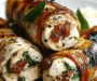 Rolled Up Chicken: Juicy Feta and Spinach Delight at Home