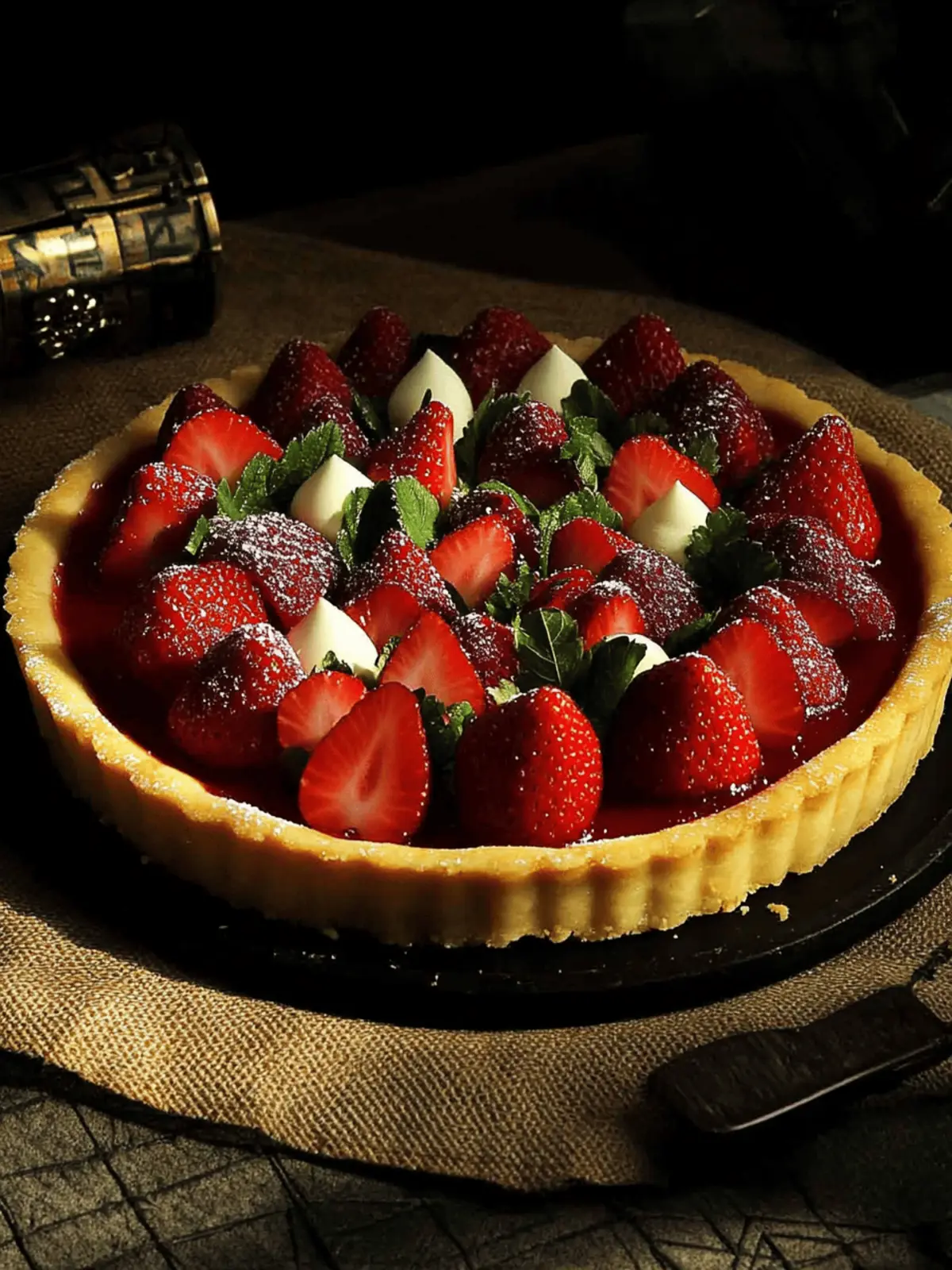 Strawberry Kaju Katli Tart: Your New Favorite Fusion Dessert 4 Strawberry Kaju Katli Tart