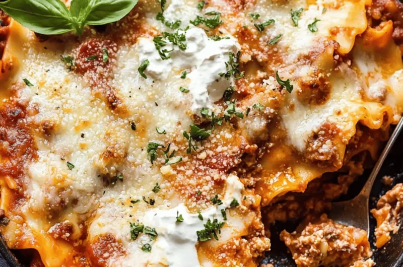 Best Ever Skillet Lasagna