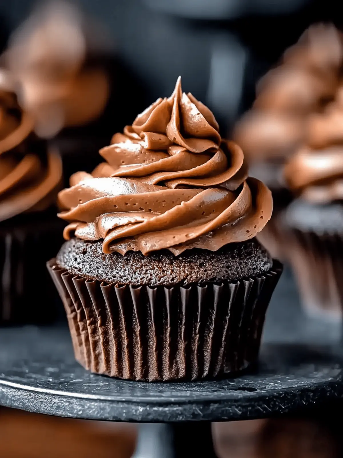 Indulge in Chocolate Pumpkin Cupcakes with Creamy Frosting 5 Chocolate Pumpkin Cupcakes