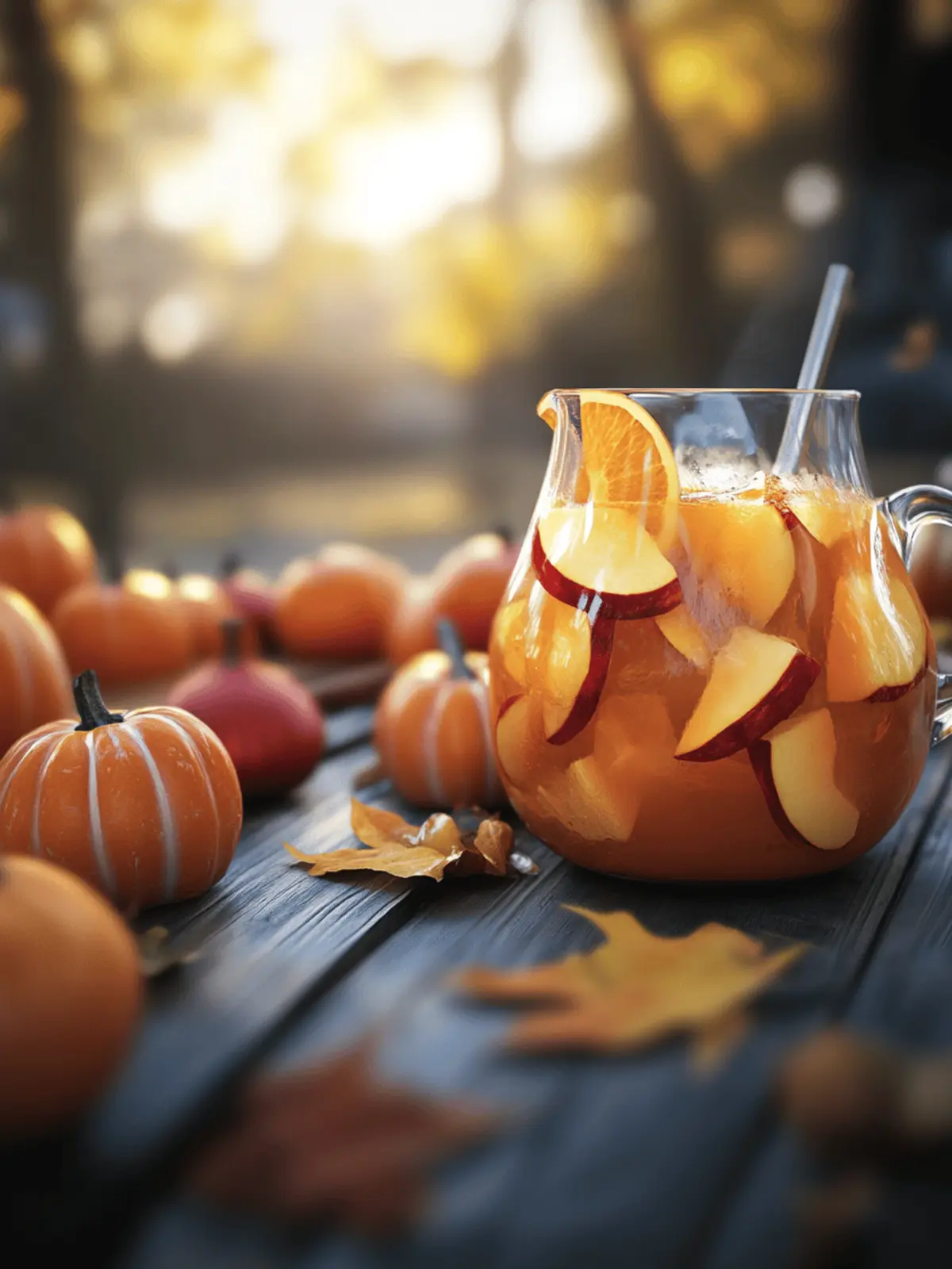 Pumpkin Spice Fireball Sangria