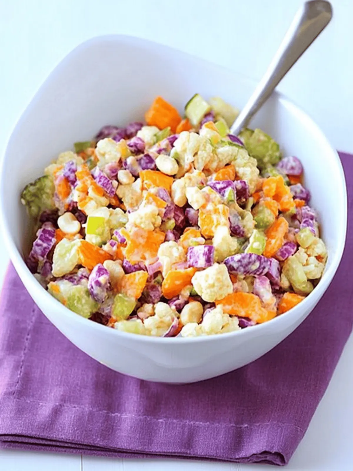 Cauliflower Cashew Confetti Salad: A Colorful Vegan Feast 3 Cauliflower Cashew Confetti Salad