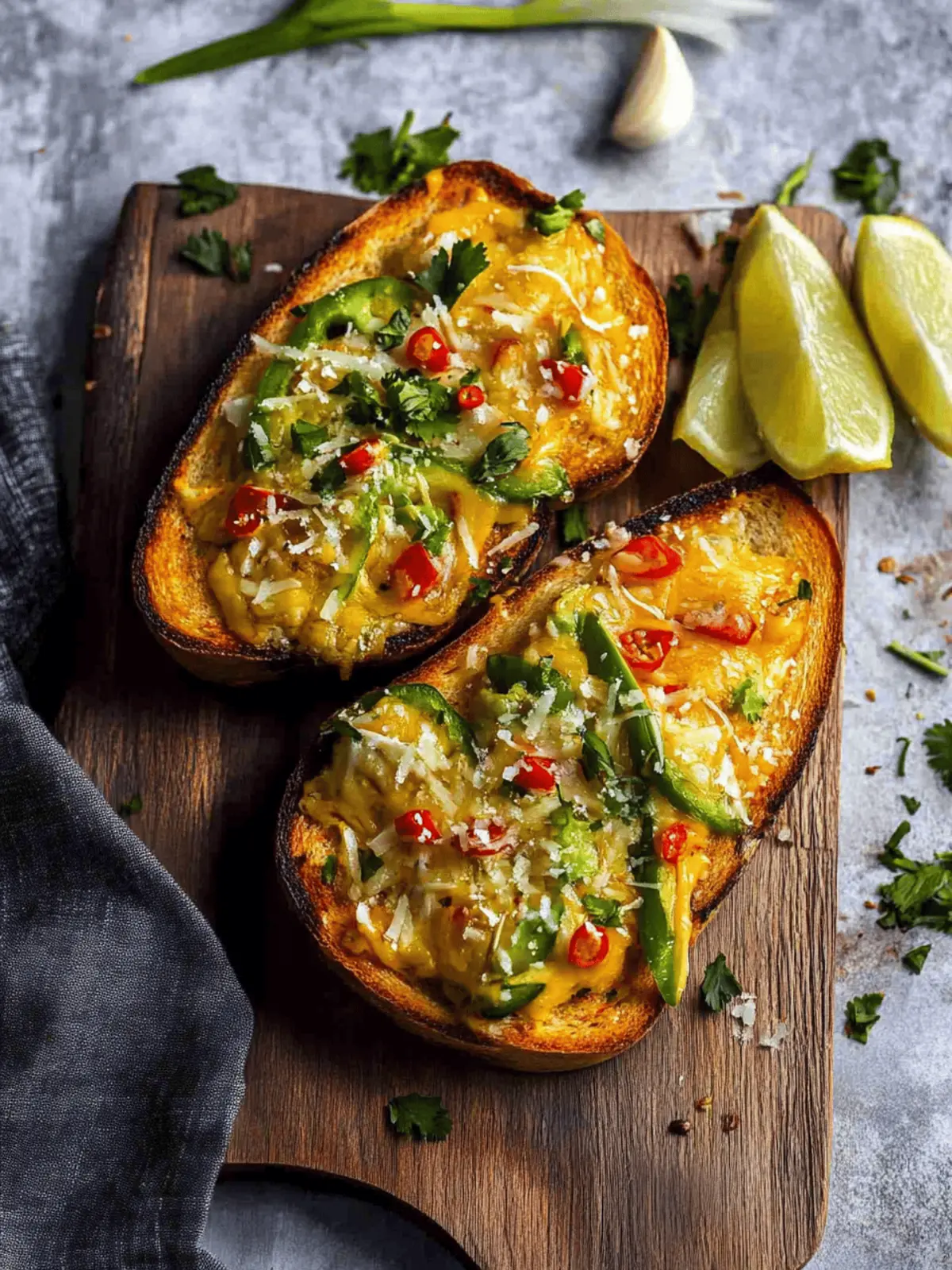 Chilli cheese toast