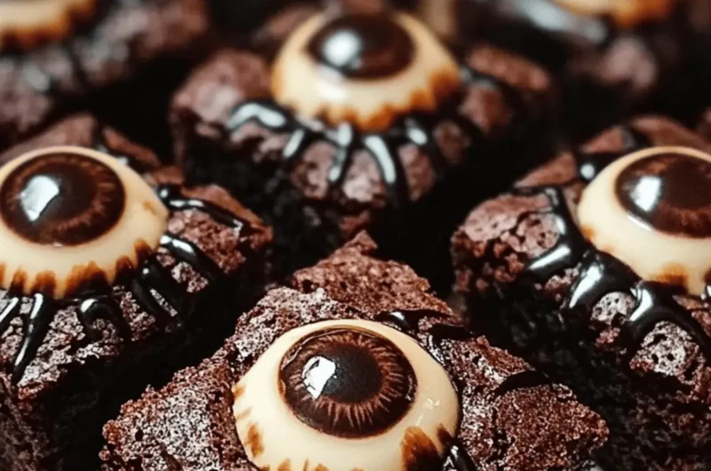 Delicious Monster Eye Brownie Bites for Spooky Celebrations 1 Monster Eye Brownie Bites