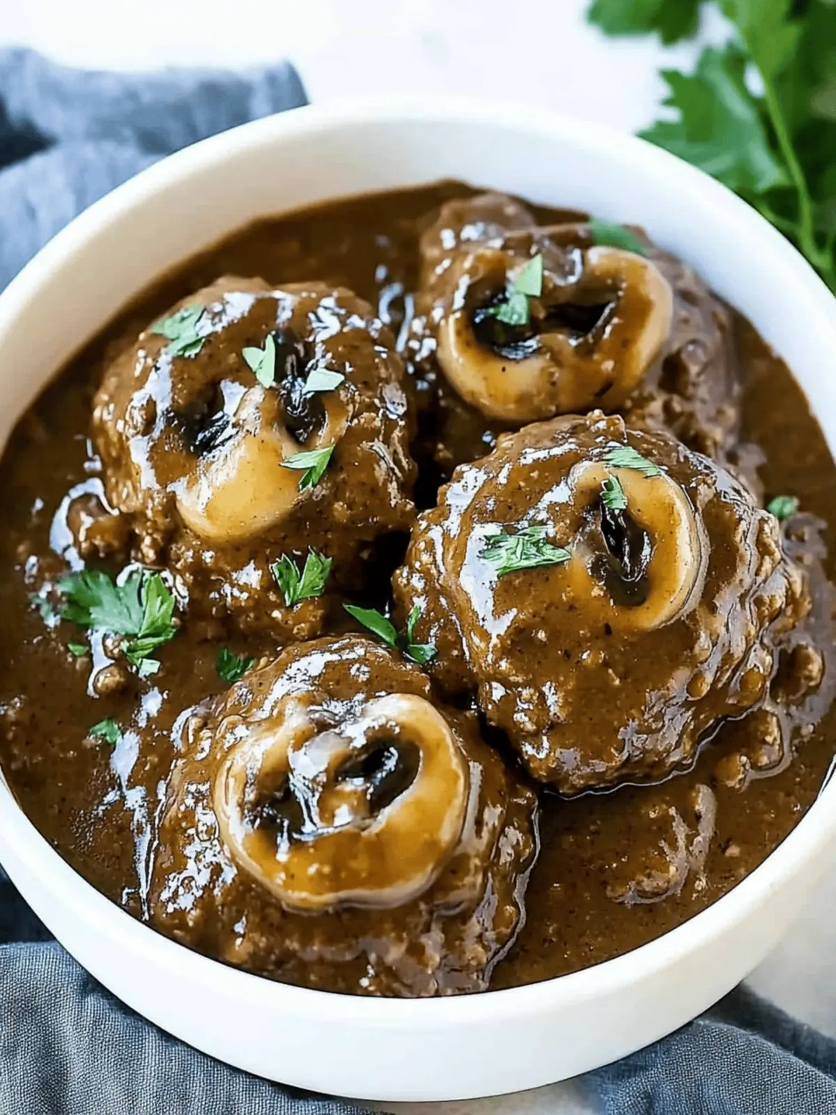 Slow Cooker Salisbury Steak