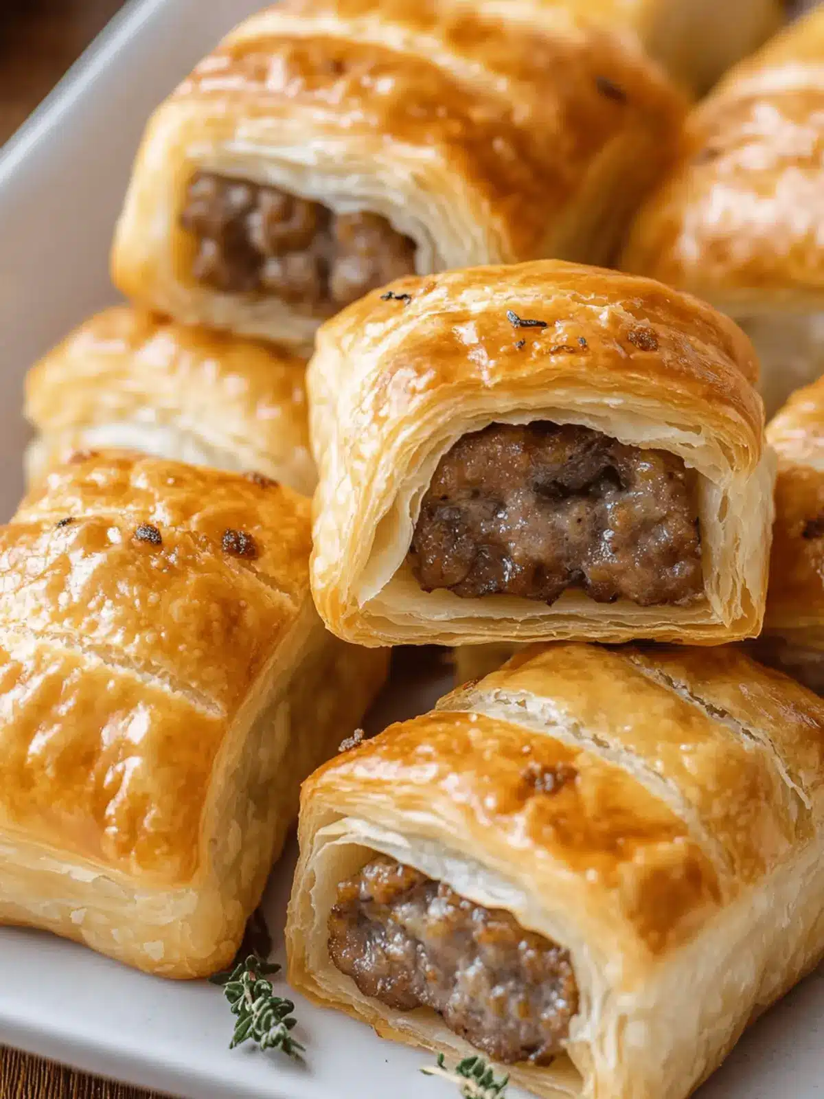 Puff Pastry Sausage Rolls: Quick & Irresistibly Delicious 4 Puff Pastry Sausage Rolls
