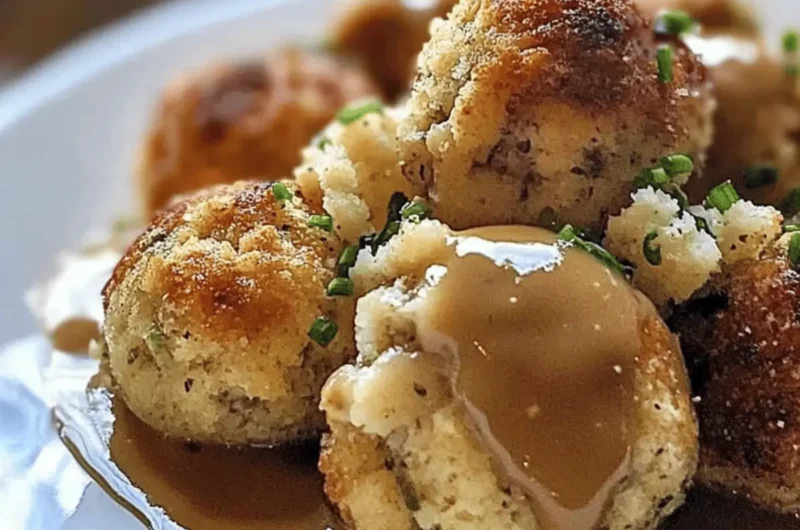 Savory Turkey Stuffing Balls for Cozy Nights at Home 1 Turkey stuffing Balls