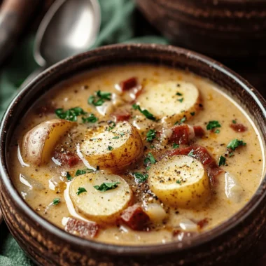 Slow Cooker Cajun Potato Soup