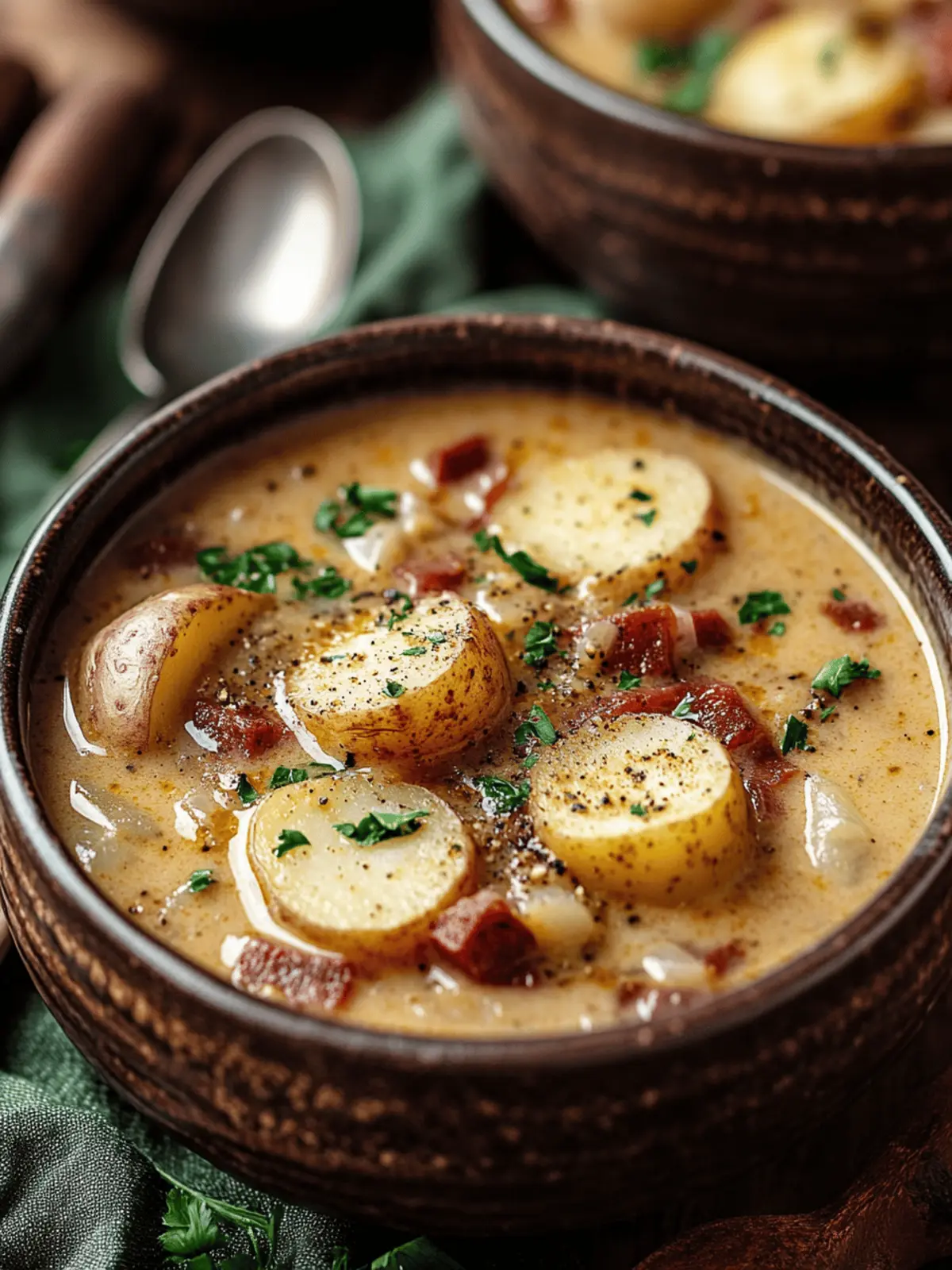 Slow Cooker Cajun Potato Soup