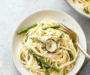 Vegan Lemon Asparagus Pasta That’s Creamy and Quick to Make