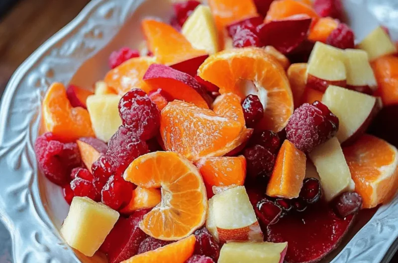 Delicious Winter Fruit Salad with Cinnamon Vanilla Twist 1 Winter Fruit Salad