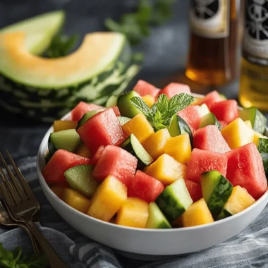 Pirate's Watermelon Rum Salad