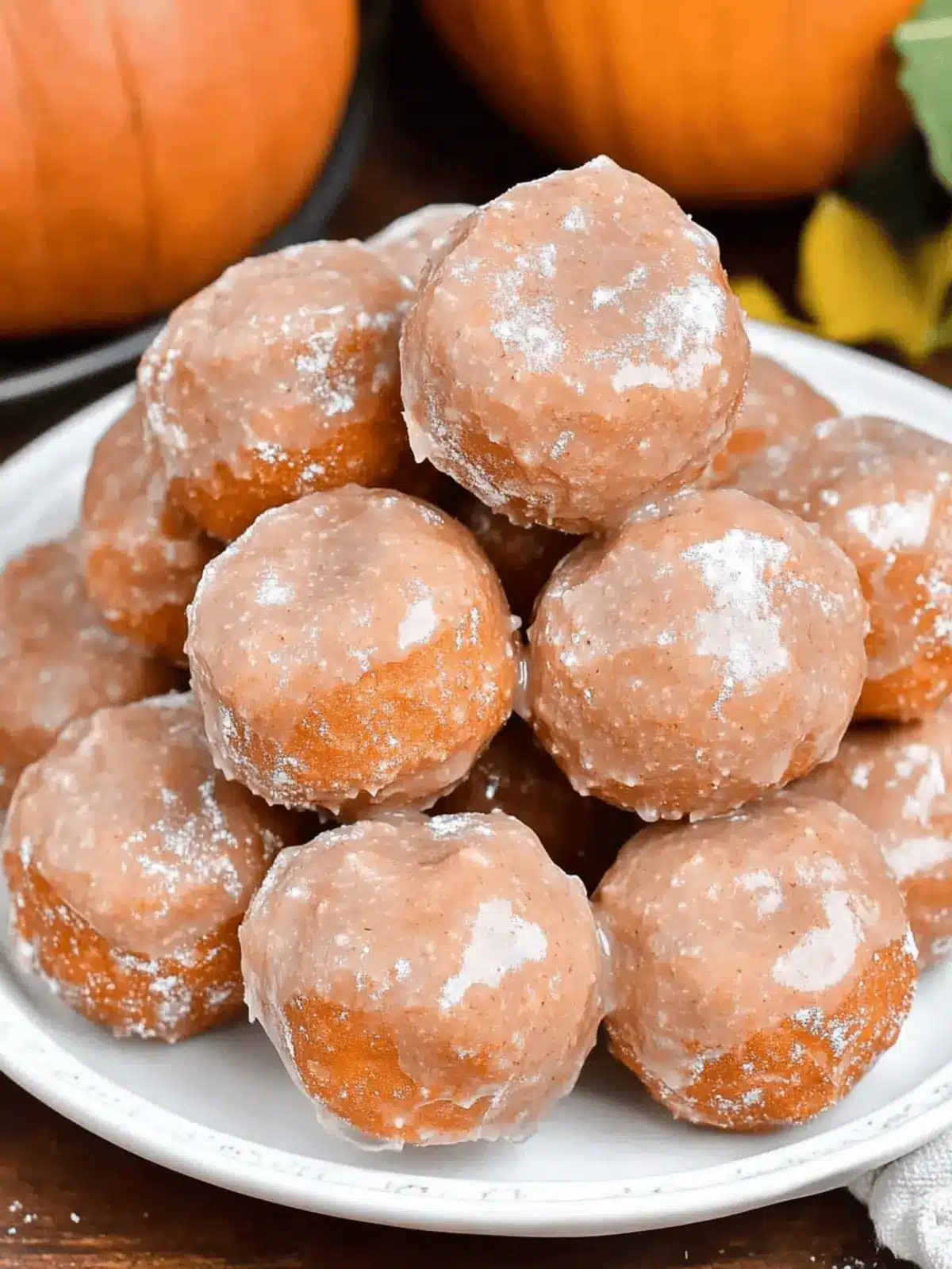 Pumpkin Donut Holes