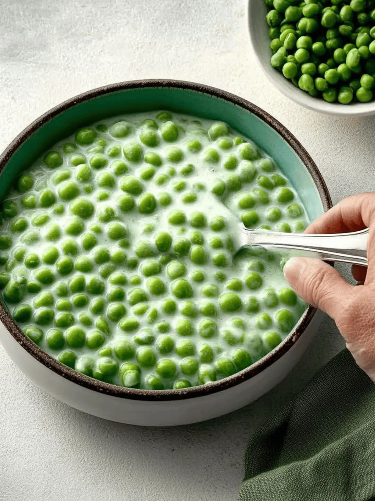 Deliciously Creamy Peas Recipe to Transform Your Dinner! 2 Creamed Peas