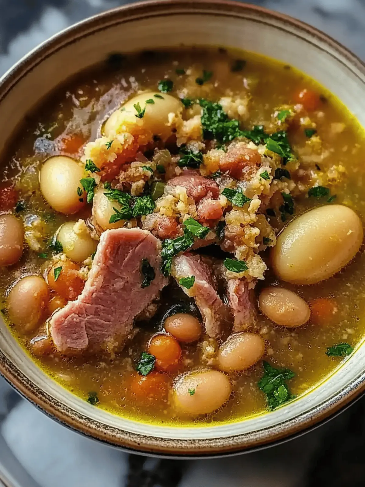 Hearty Southern Ham and Bean Soup for Cozy Nights 4 Southern Ham and Bean Soup