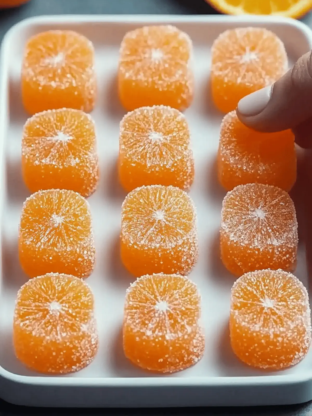 Homemade Orange Candy