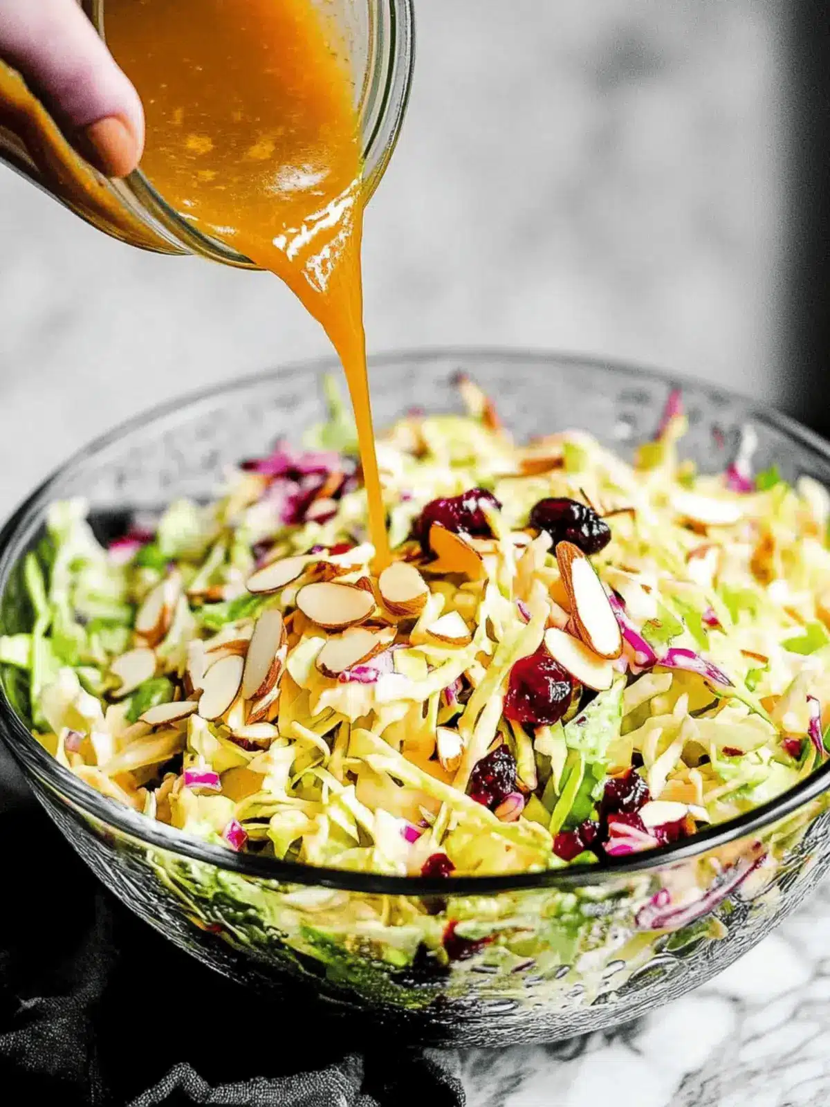 Cranberry Almond Thanksgiving Slaw