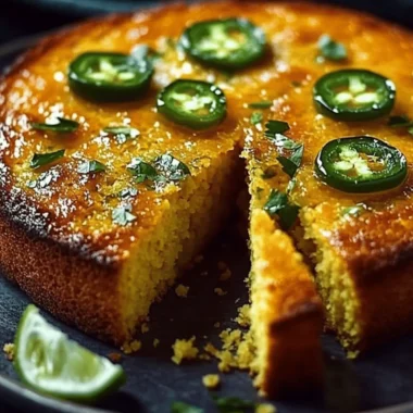Spicy Sweet Jalapeño Cornbread with a Zesty Lime Twist 88 Spicy Sweet Jalapeño Cornbread