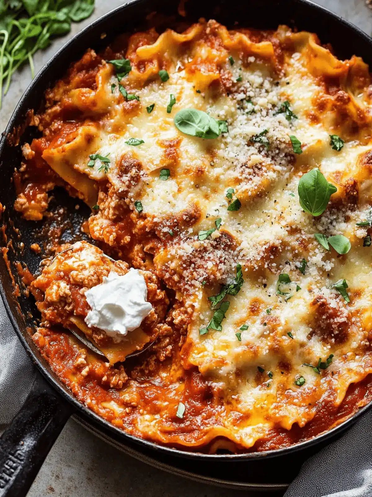 Best Ever Skillet Lasagna: Comfort in a Quick One-Pan Meal 4 Best Ever Skillet Lasagna