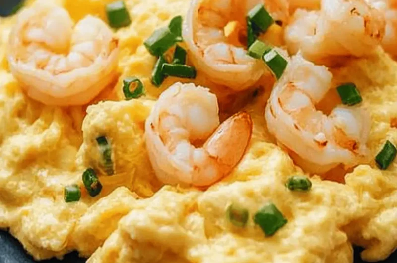 Savory Scrambled Eggs with Shrimp for a Quick Delight 1 Scrambled Eggs with Shrimp