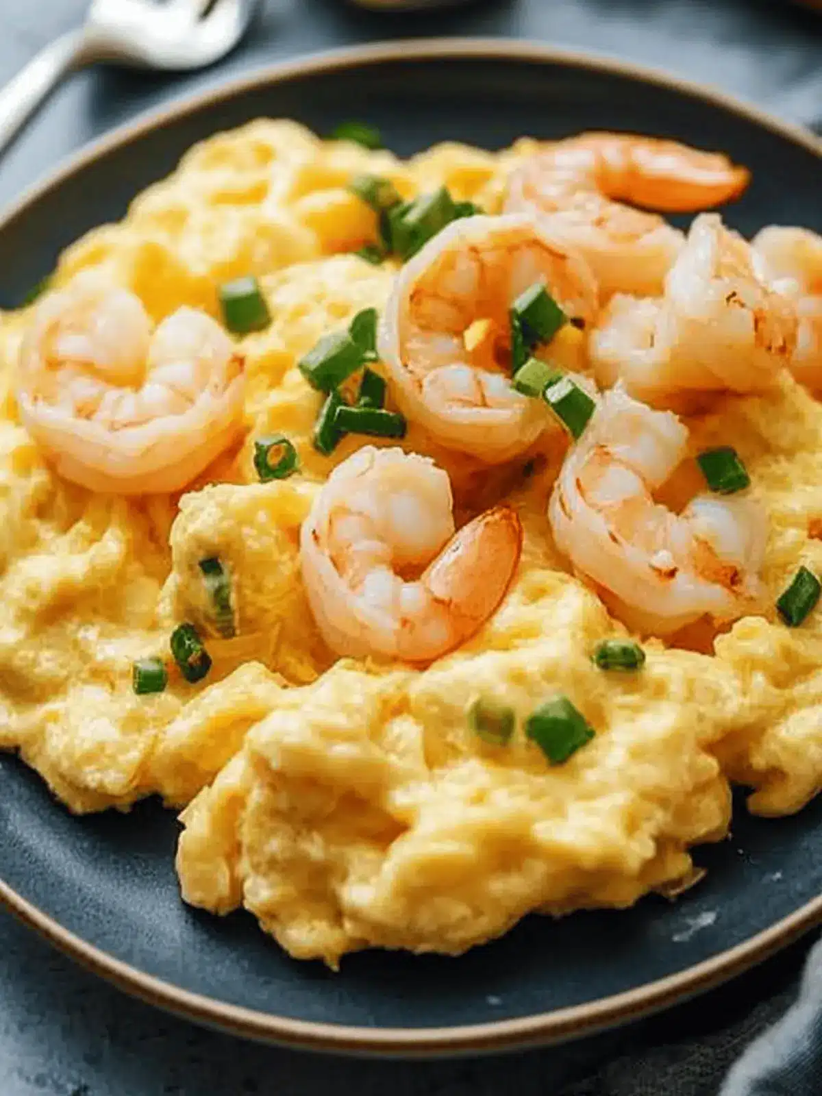 Savory Scrambled Eggs with Shrimp for a Quick Delight 5 Scrambled Eggs with Shrimp