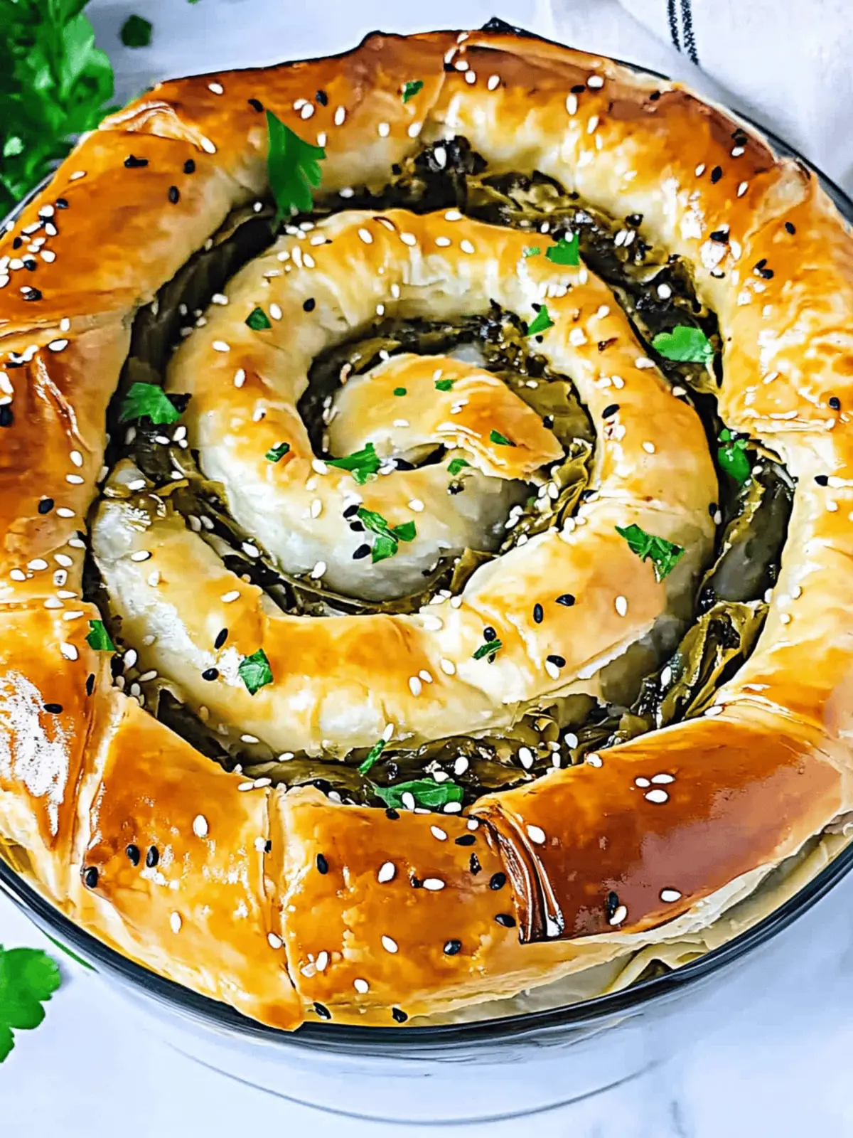 Discover the Magic of Flaky Spanakopita Spiral Bliss 4 Flaky Spanakopita Spiral