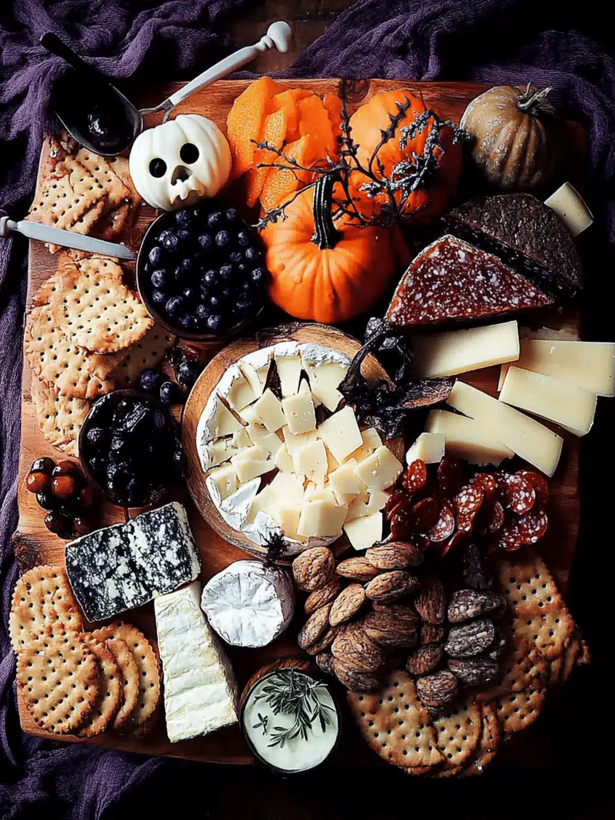 Halloween Cheese Board