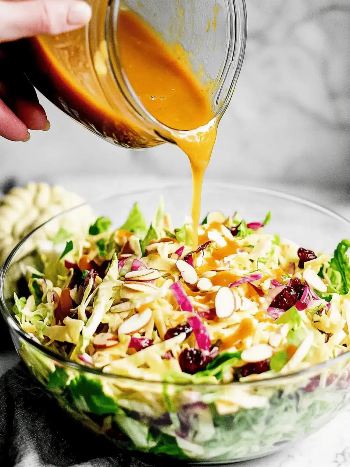 Cranberry Almond Thanksgiving Slaw