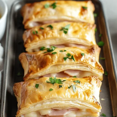 Irresistible Ham and Cheese Puff Pastry Pockets in Minutes 9 Ham and Cheese Puff Pastry Pockets