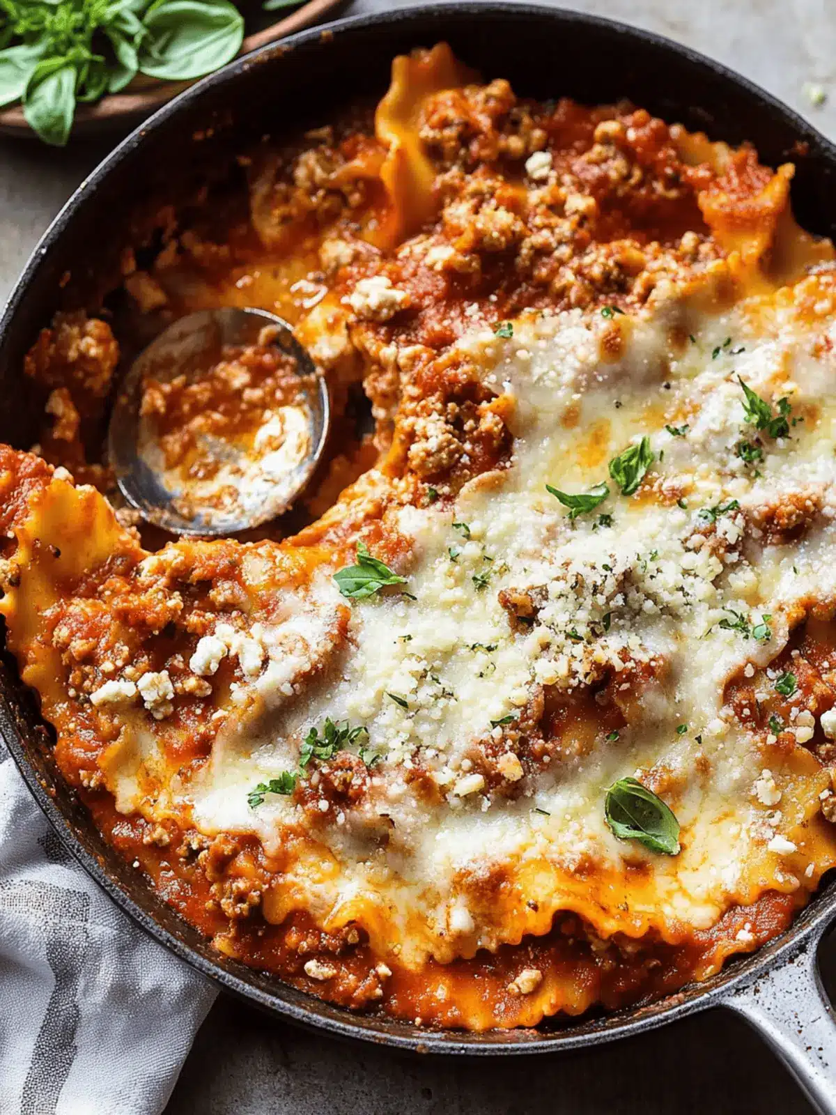 Best Ever Skillet Lasagna: Comfort in a Quick One-Pan Meal 2 Best Ever Skillet Lasagna