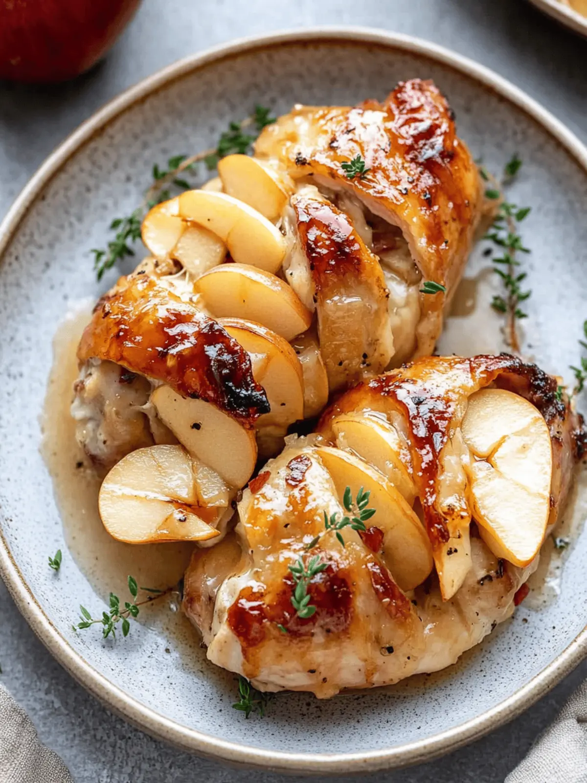Maple Glazed Apple and Brie Stuffed Chicken You'll Love 4 Maple Glazed Apple and Brie Stuffed Chicken